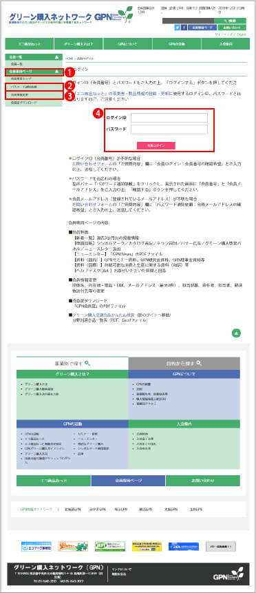 トップページの使い方