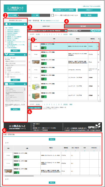 商品カテゴリー覧から商品情報を探す～商品一覧ページ～