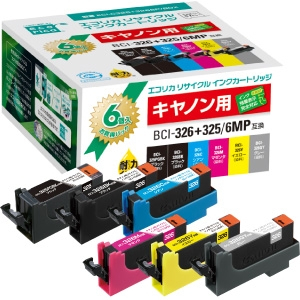 キヤノン型番 i 325 326シリーズ i 326 325 6mp互換品 エコリカ型番 Eci C325 3266p Box B C M Y Gy 325b リサイクルインクカートリッジ エコ商品ねっと 環境情報データベース キヤノン型番 i 325 326シリーズ i 326 325 6mp互換品 エコリカ型番 Eci C325 3266p Box B C M Y Gy 325b リサイクルインクカートリッジ エコ商品ねっと 環境情報データベース