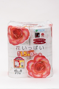 花いっぱいトイレットペーパー45m 114mm 8ロール ダブル エコ商品ねっと 環境情報データベース 花いっぱいトイレットペーパー45m 114mm 8ロール ダブル エコ商品ねっと 環境情報データベース